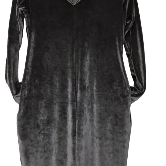 Women's Medium Smash + Tess Friday Velour Jumpsuit in Midnight Black Romper - Picture 8 of 13